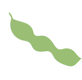 green wholemoon pea pod icon