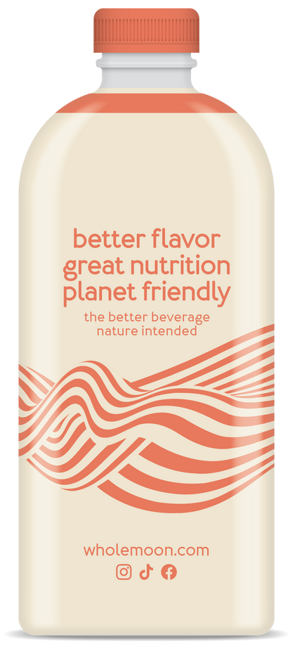 wholemoon almond milk side label 42 oz bottle