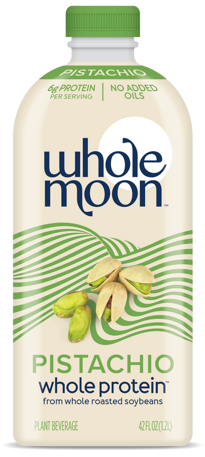 wholemoon pistachio milk bottle photo front label
