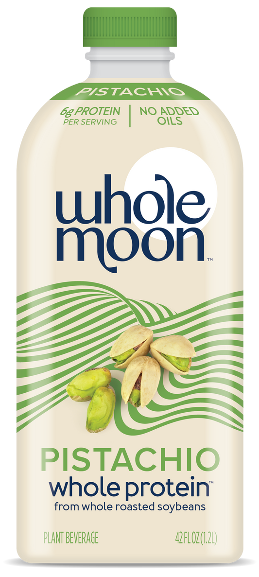 wholemoon pistachio milk bottle photo front label
