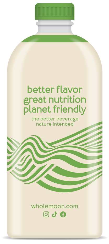 wholemoon pistachio milk bottle photo side label