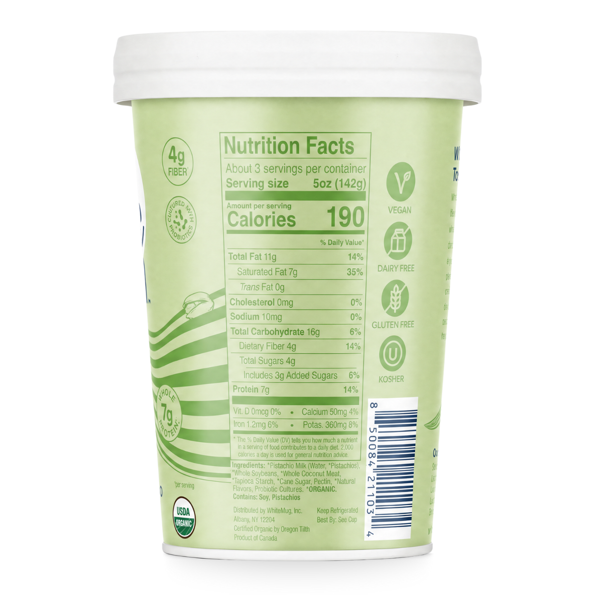 Plain Pistachio Plant Yogurt