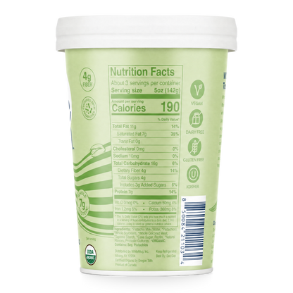 Plain Pistachio Plant Yogurt